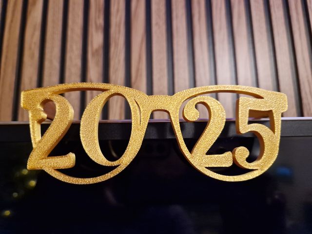 Gafas decoración nochevieja 2025