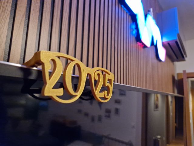 Gafas decoración nochevieja 2025