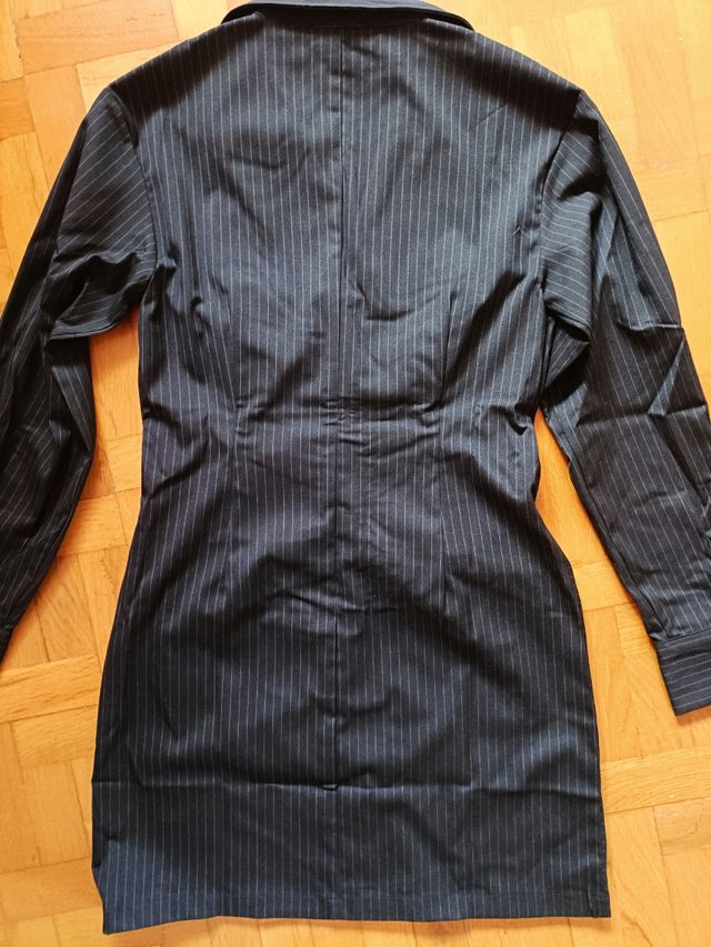 Vestido fruncido cremallera