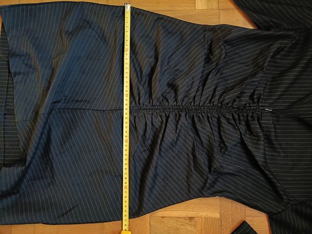 Vestido fruncido cremallera