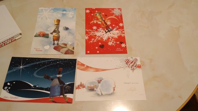 Postales de Navidad de coca-cola nuevos.