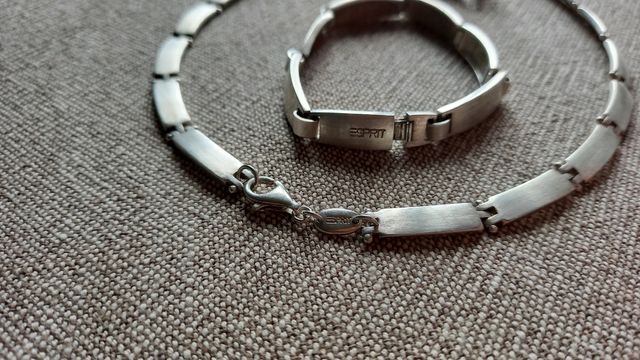 Esprit parure argento EnEsprit collana+braccialett
