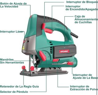 Sierra de calar Marca Hychika 800w como nueva