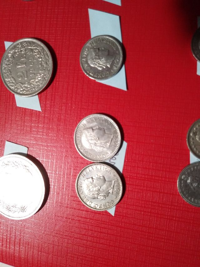 MONEDAS SUIZAS 