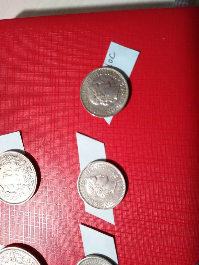 MONEDAS SUIZAS 