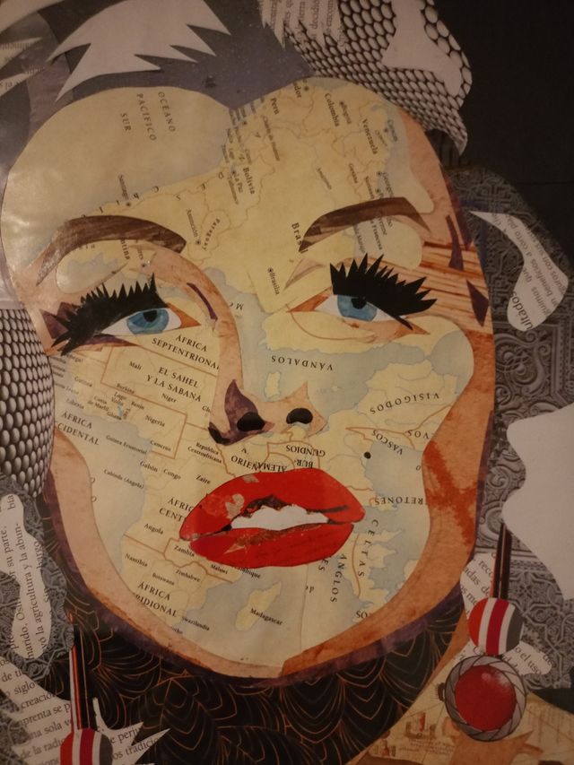 Cuadro Collage Marilyn