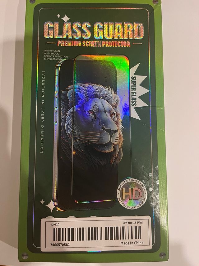 Vendo protetor/ película ecrã iPhone 13 mini novo