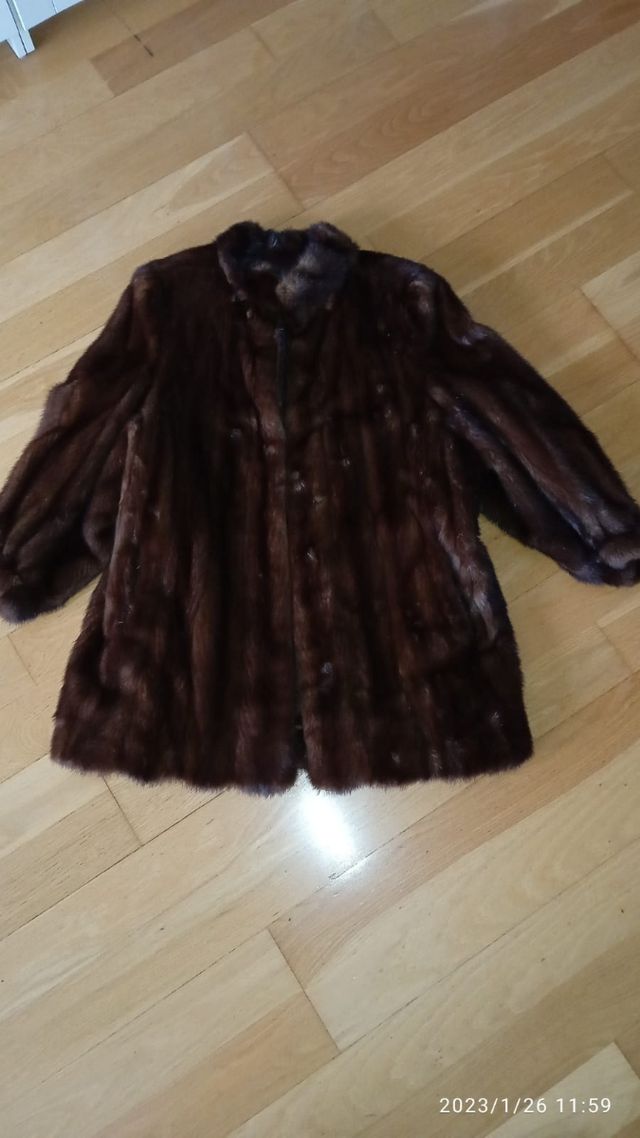 abrigo de piel