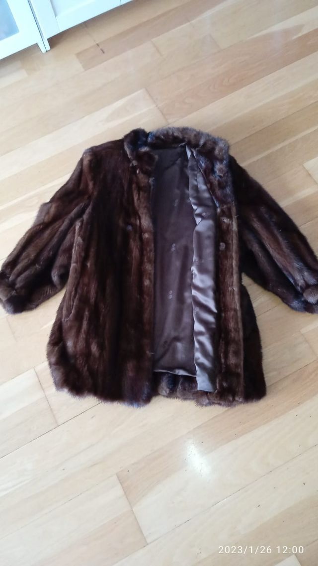 abrigo de piel
