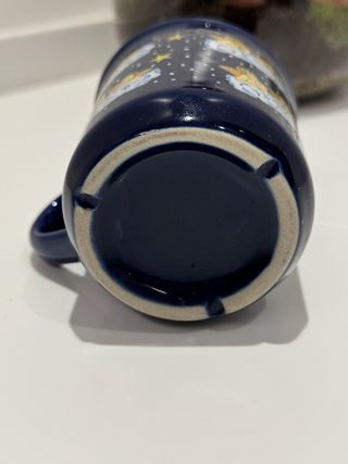 Tazza blu con Angeli vintage