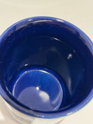 Tazza blu con Angeli vintage