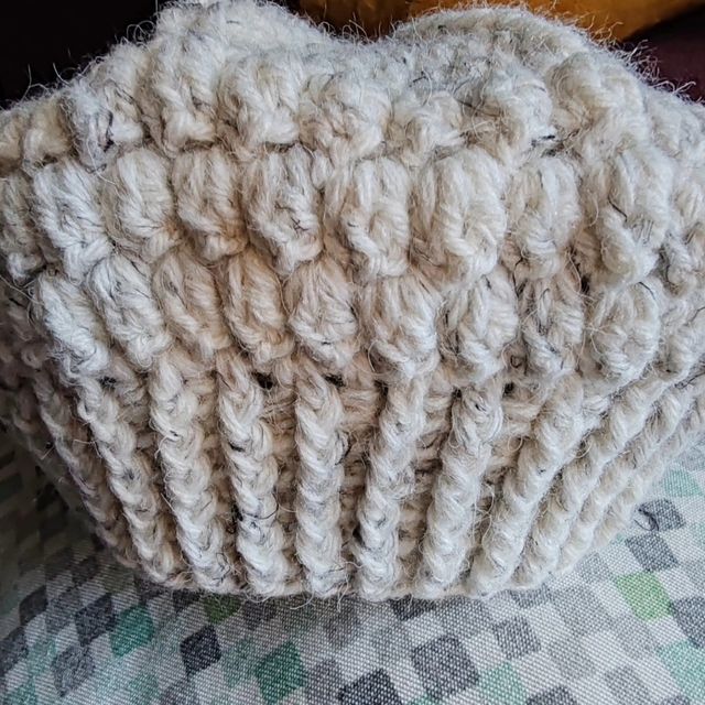 Boina a crochet nueva