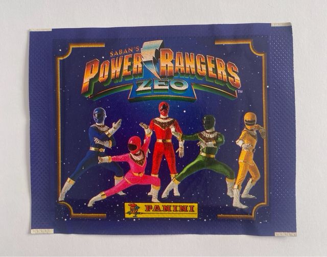 Sobre de cromos sin abrir Power Rangers Zeo
