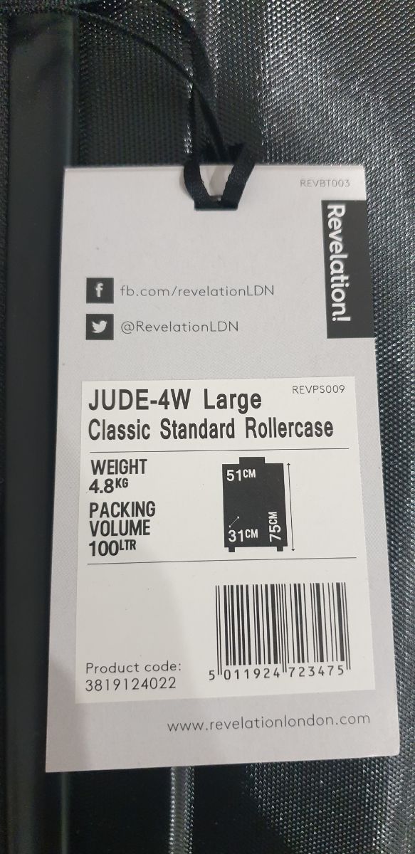 Maleta de viaje nueva, sin estrenar