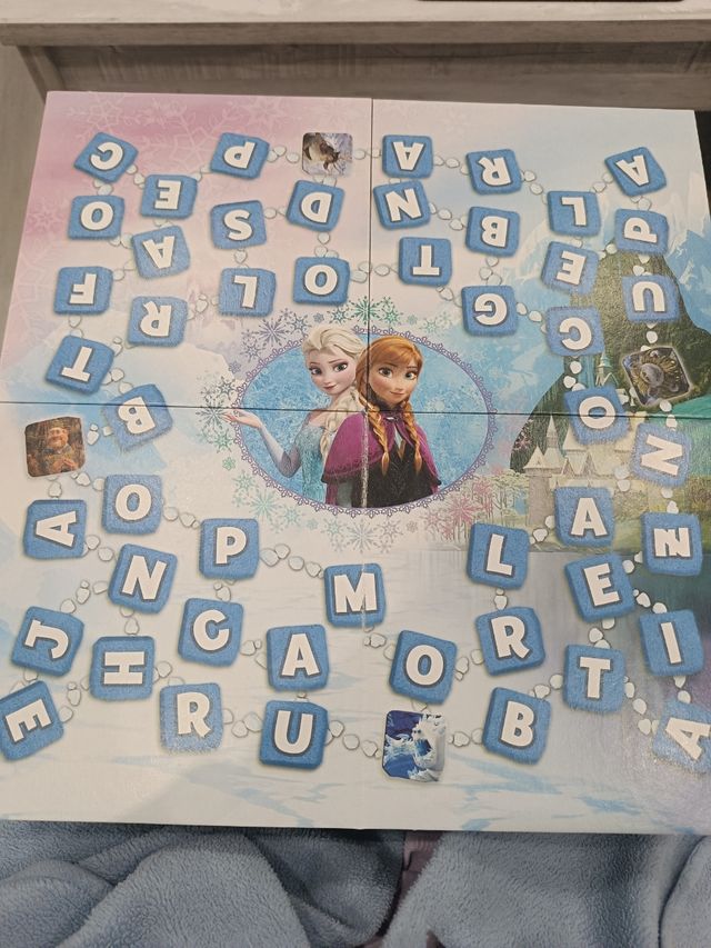 Palabras en la nieve Frozen