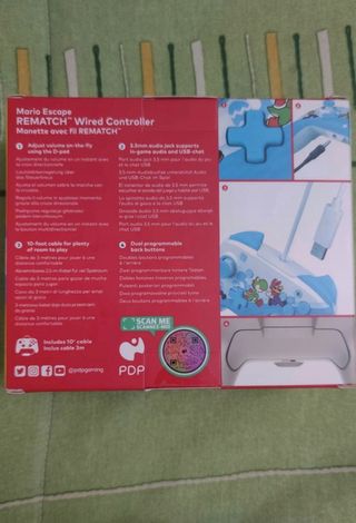 Mando Nintendo Switch Mario Luigi Yoshi NUEVO