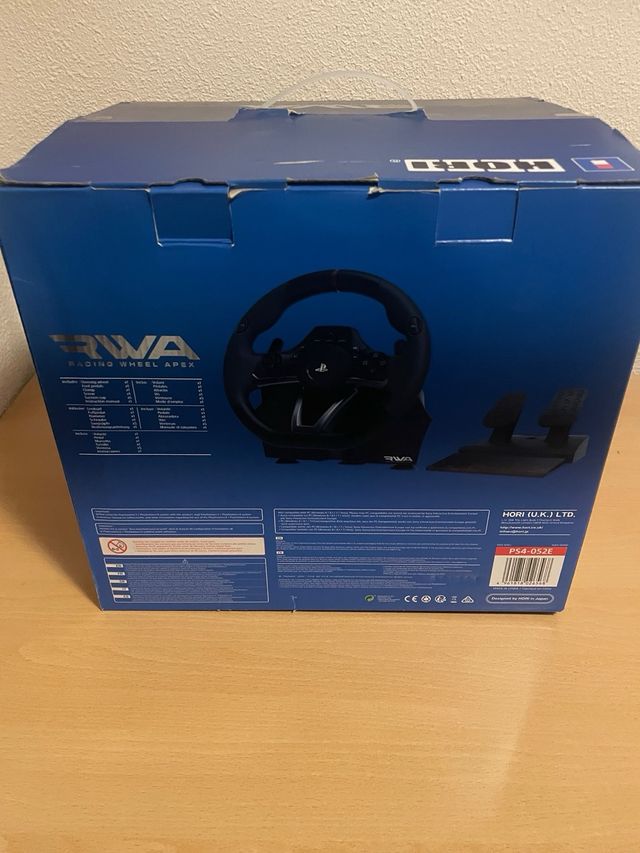 Volante Hori RWA Racing Wheel Apex PS4Pedales