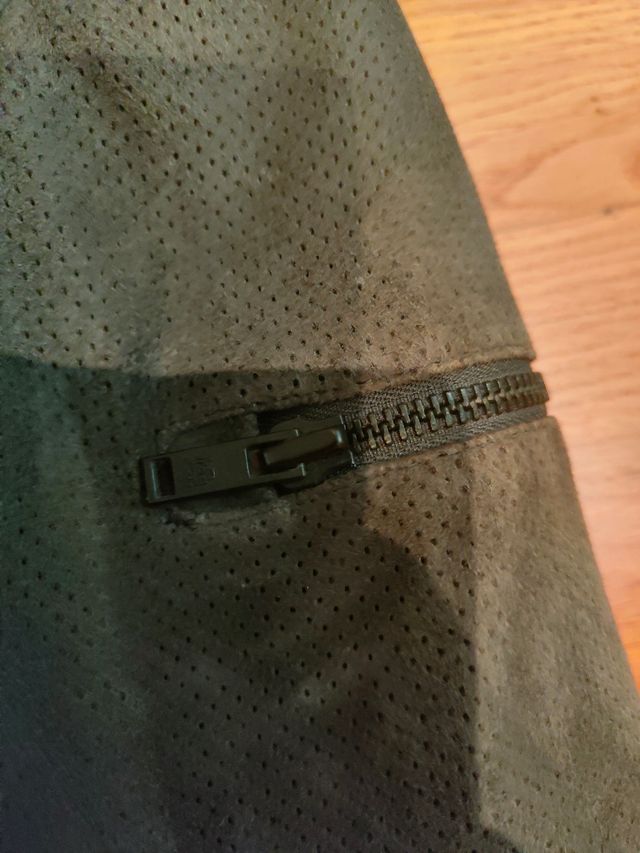 Chaqueta bomber auténtica piel ante SUPERDRY + 🎁