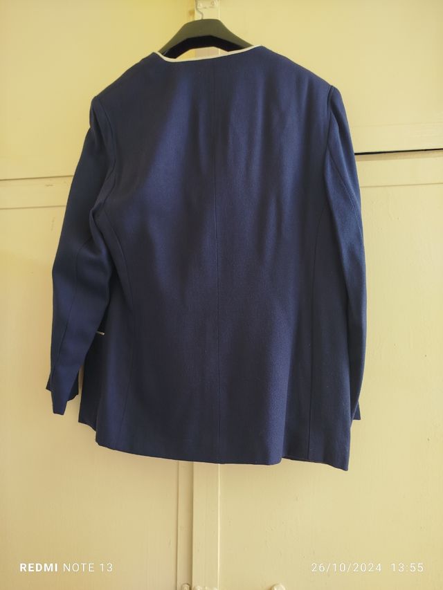 Traje de chaqueta mujer azul marino