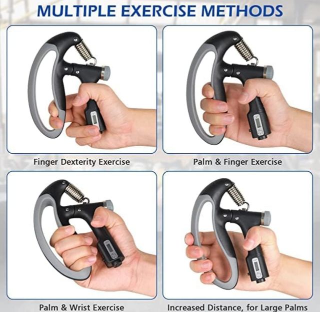 Pinza hand grip trainer 10-100kg regolabile