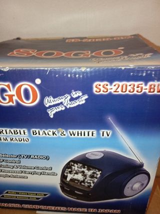TELEVISOR RADIO PORTÁTIL