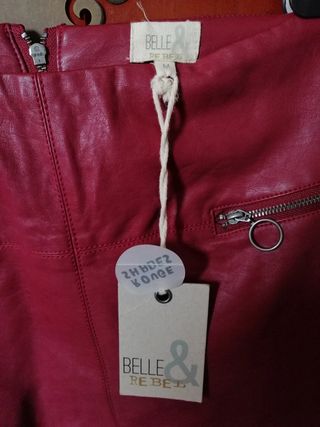Minifalda burdeos Belle&Rebel Talla M