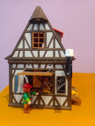 Playmobil casa medieval pandería