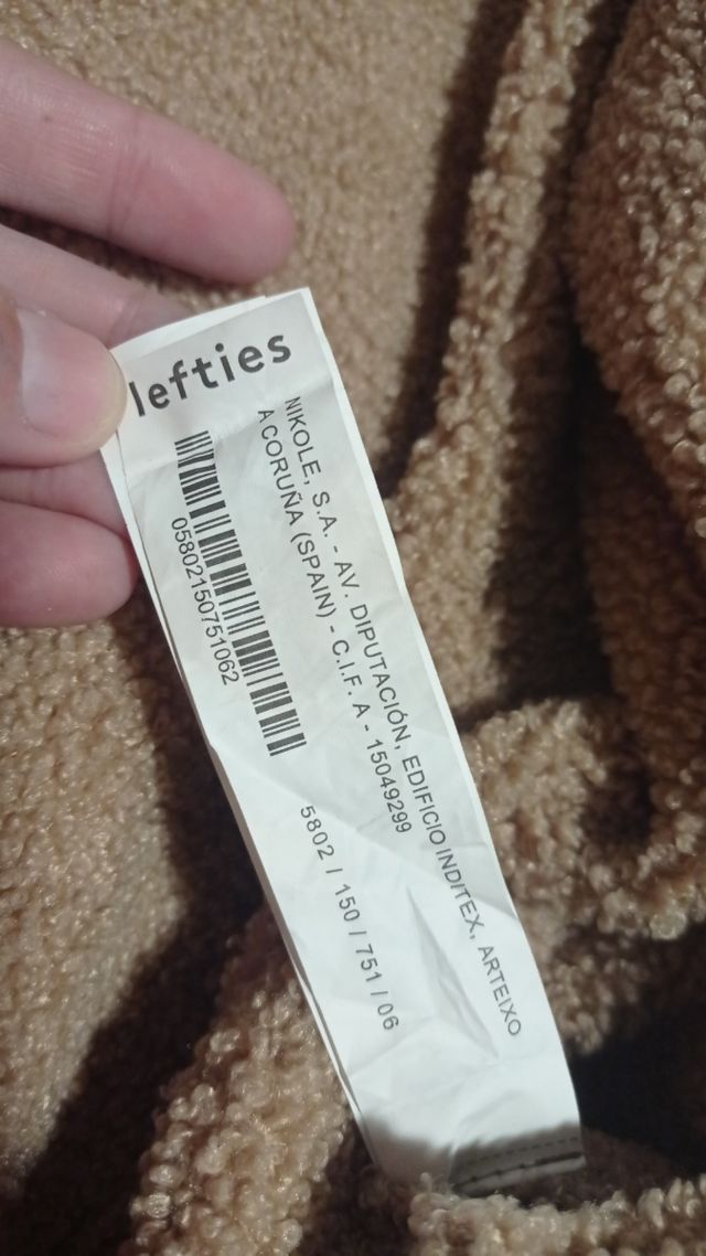 Abrigo niña reversible