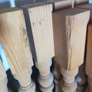 Balaustres madera de pino