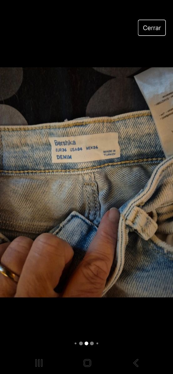 Vaquero Bershka mujer