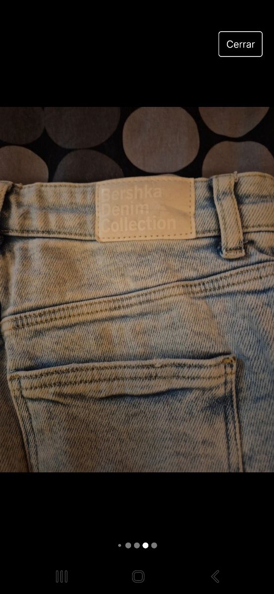 Vaquero Bershka mujer