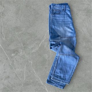 pantaloni lunghi jeans cargo blu - uomo - Bershka