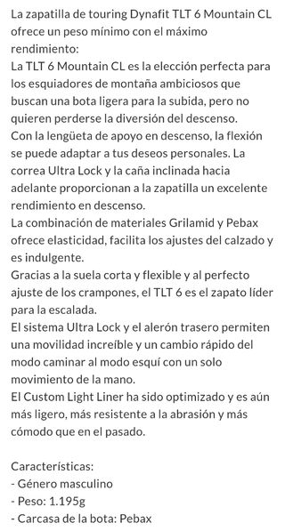 Botas esquí travesia 41