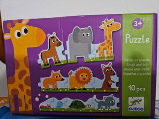 Puzzle 3 años animales djeco