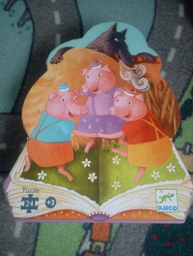 PUZLE DE LOS 3- CERDITOS ,NUEVO