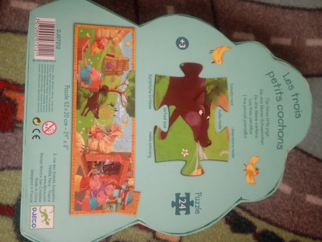 PUZLE DE LOS 3- CERDITOS ,NUEVO