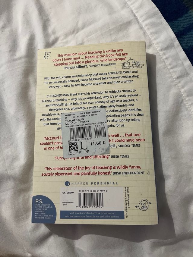 Teacher Man: A Memoir