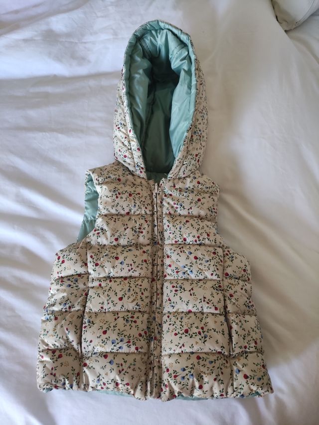 Chaleco niña reversible
