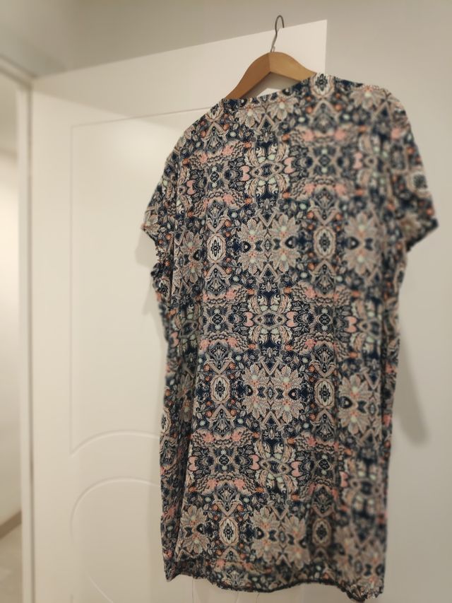 VESTIDO CORTO ESTAMPADO