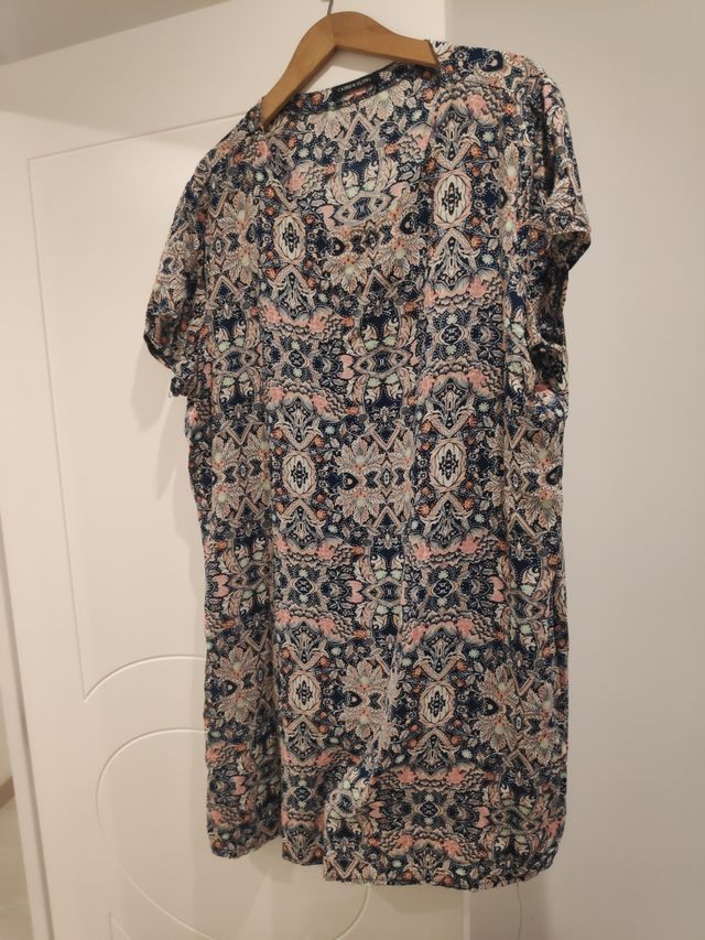 VESTIDO CORTO ESTAMPADO