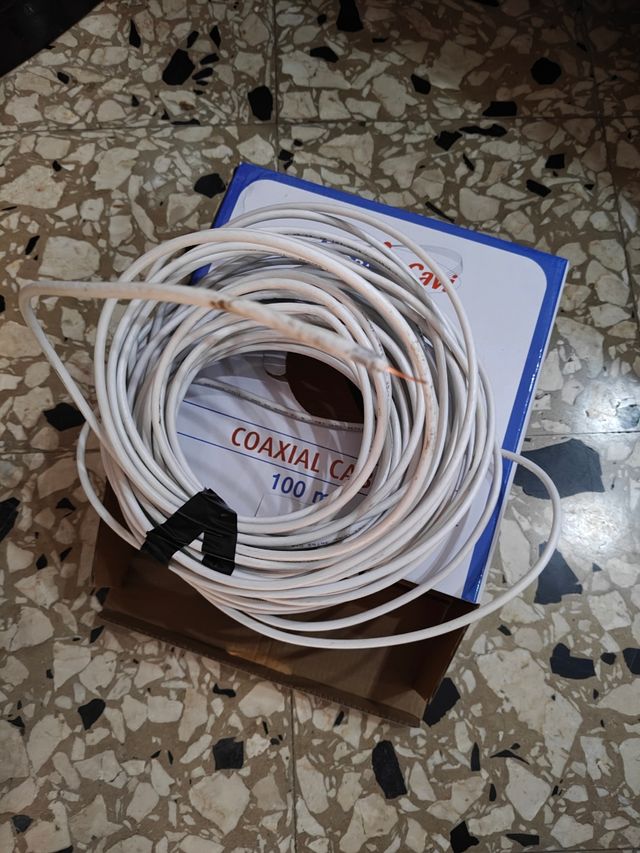 Cavo Coassiale Antenna TV 5mm 33 mt