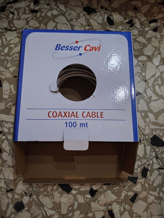 Cavo Coassiale Antenna TV 5mm 33 mt