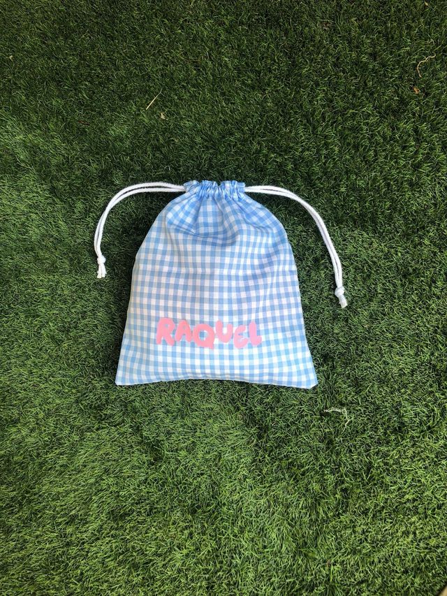 Bolsa merienda azul claro para niños