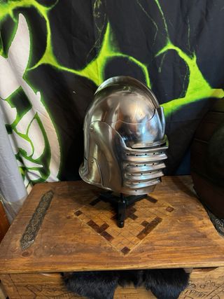 Casco celada Medieval Italiano 1490 Larp