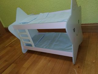 Cuna litera de madera, para Nancy