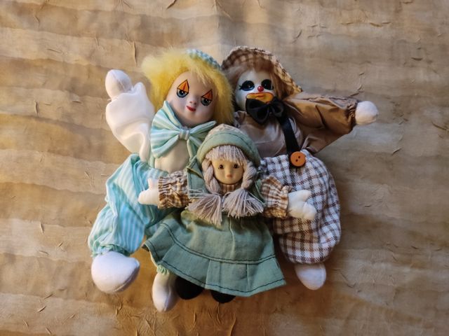 Muñecos de porcelana (lote de 3)