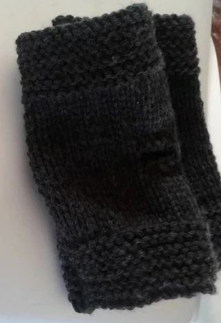 guanti senza dita 100 % lana merino