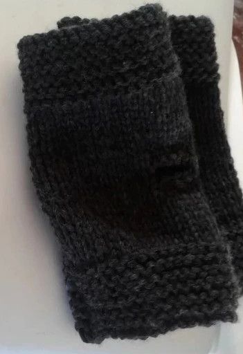 guanti senza dita 100 % lana merino