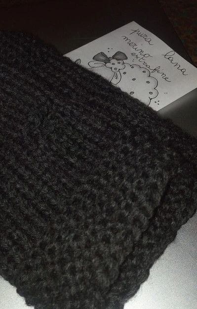 guanti senza dita 100 % lana merino