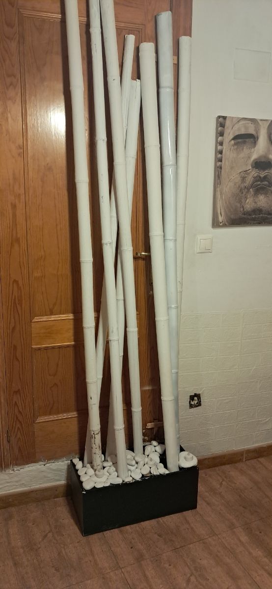 JARDINERA BAMBU.ALTA DECORACIÓN